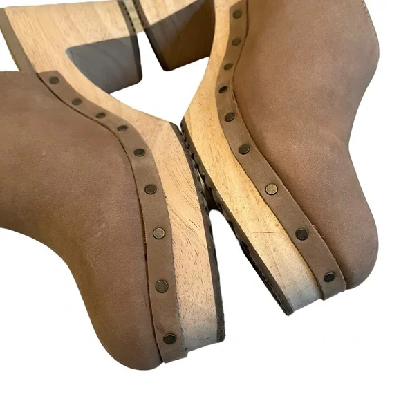 LOFT Slingback Leather Clogs, Sz 8 - Picture 11 of 15